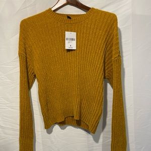 NWT Chenille Mustard Sweater💎🤩